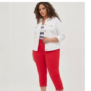 DENIM JACKET - WHITE